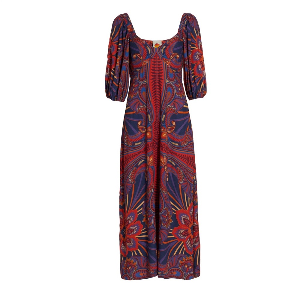 FARM Rio Macaw Midi Dress